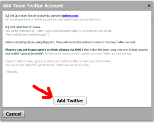 Step 2 Step 2: click "Add Twitter"